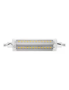 Ampoule LED QTECH R7S 118 mm transparente 10 W 3 000 K NDLS 240 V 2